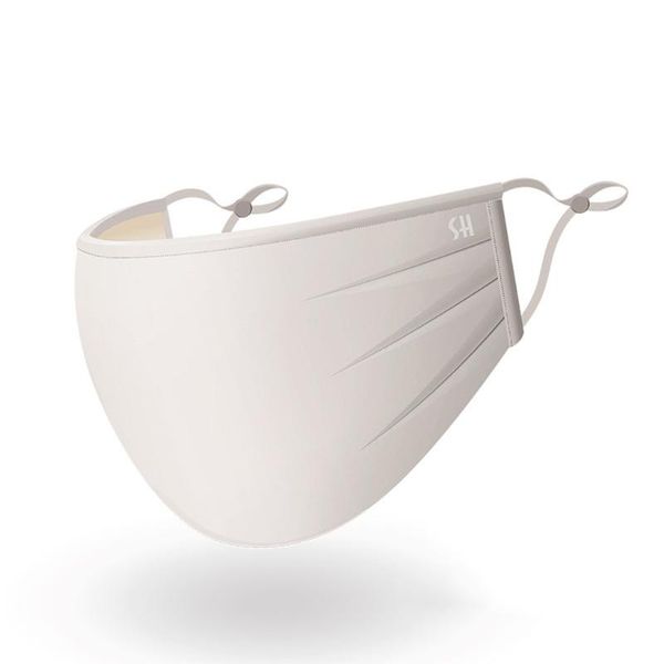 

health breathable hygiene face mask double filtered air headwear dust mask riding running protective facial comfortable, Black