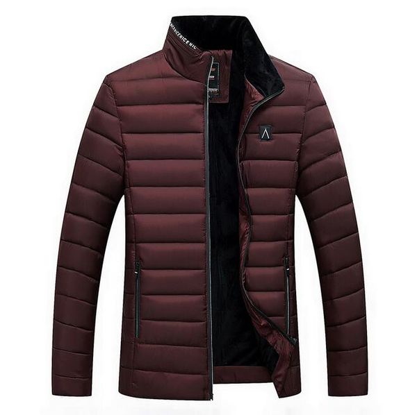 

2020 new winter jacket men's fashion cotton jacket men's slim and coat winter size m ~ 4xl, Black