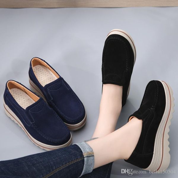 

fisherman shoe designer shoes women shoe genuine leather flat casual shoes velvet or no velvet slip-on straw style leather casual shoes, Black