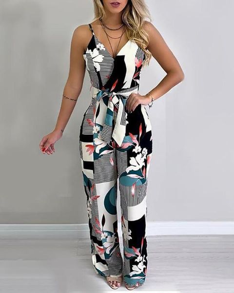 

hirigin new women flora jumpsuit romper strappy boho sleeveless clubwear playsuit bodycon party jumpsuit summer, Black;white
