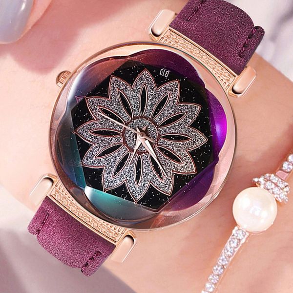 

simple women watches rhomboid pattern dial ladies quartz wristwatch featured leather strap clock fashion dress reloj mujer @50, Slivery;brown