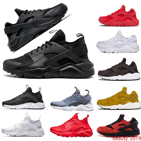 

running shoes hurache womens running shoes 1.0 4.0 triple black sport shoes white red off gold mens trainers women sneakers designer