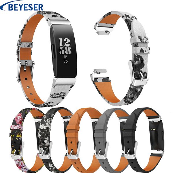 

smart wristband for inspire hr sport strap watch silicone watchband for inspire hr rubber ccessories bracelet belt, Black;brown