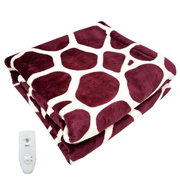 

soft flannel heated winter blanket electric heated warm sofa bedspread bedding couch frazadas mantas de cama cobertor