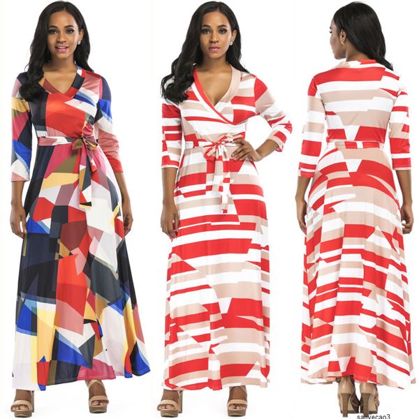 

womens designer solid color banquet v-neck long sleeve hip split dress 4b9gh, Black;gray