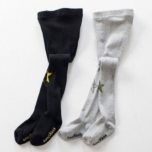 

baby girls star pattern tights children cotton warm pantyhose kids stockings clothes for 0-7y, Blue