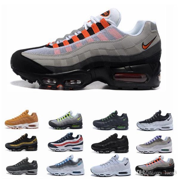 

ln2 2020 shipping wholesale running shoes men cushion og sneakers authentic new walking sports shoes size 7-11 c02 luc02, Black