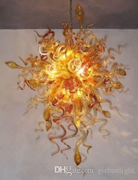 

amber glass chandelier light led bulbs ce ul certificate handmade blown glass chihuly style l decor modern art glass chandelier