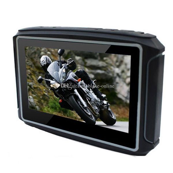 

4 3 inch motorcycle gp navigation y tem bluetooth ipx7 waterproof anti earthquake motor navi with dram 256mb 8gb map
