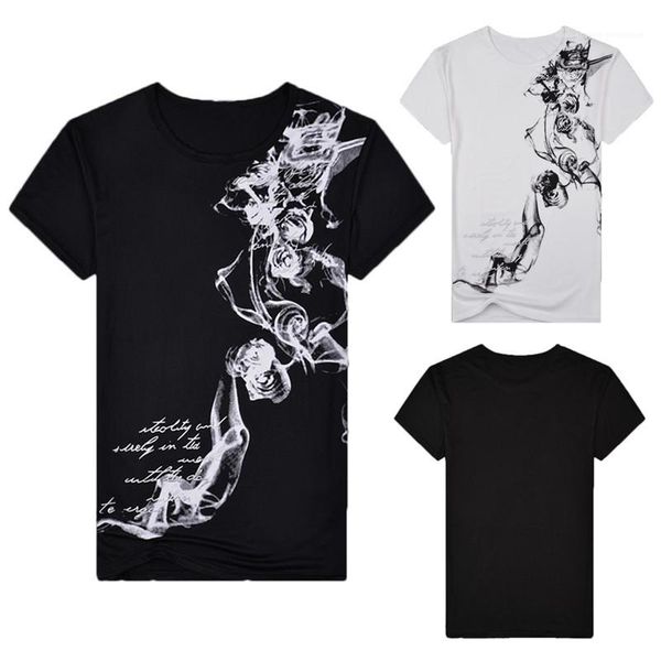 

стиль tshirt 2020 мода slim fit основные мужчины tshirts летняя мужская с коротким рукавом топы camiseta masculina ropa men casual chinese, White;black