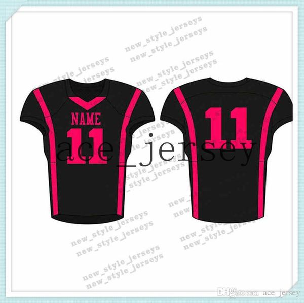 

119Men 2019 Youth Football Jerseys Army Green Wine Red Embroidery Logos Stitched Custom Any name Any number Jerseys