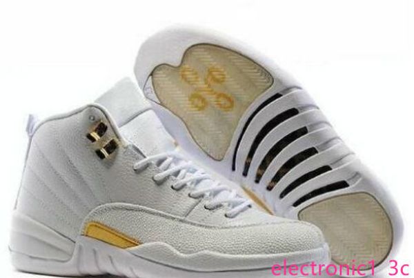 

retr 12 xii basketball shoes ovo white flu game gs barons wolf grey gym red taxi playoffs gamma french blue sneaker, Black;green