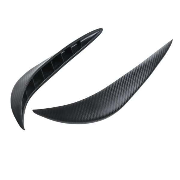 

2 pieces car suv side door edge protector strips anti scratch guard black