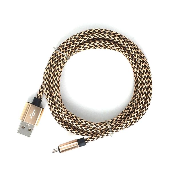 

2meter nylon micro usb cable fast charge wire