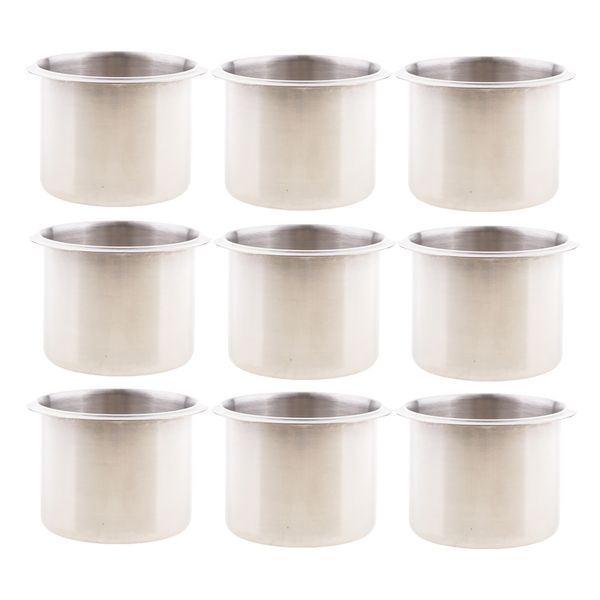 

9x 68mm stainless steel recessed cup drink holder for marine boat rv camper