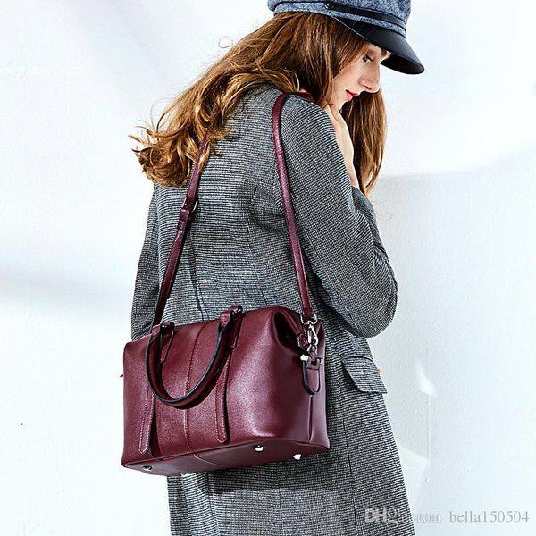 

натуральная кожа модные сумки леди сумки известный дизайнер бренд сумки кошелек плечо сумка женская маленькая c. k коровья бостон сумка порт