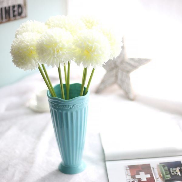 

10pcs/lot artificial hydrangea flower small green onion ball wedding home party decoration flowers