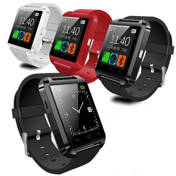 

U8 Smartwatch Bluetooth Smart Watch наручные часы спортивные часы с шагомер сообщение SMS синхронизация вызова напоминание удаленной камеры