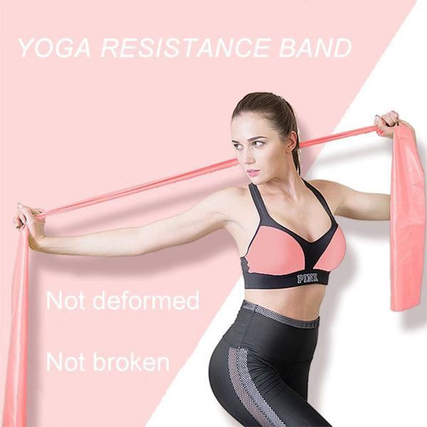 

1.5m yoga elastic band sports fitness women's stretching bands strength exercise shoulder open back resistance band bodybuilding