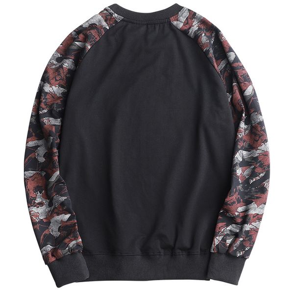 

men's hoodies & sweatshirts 2021 rap eu size streetwear men hip hop streets sweatshirt long sleeves, Black