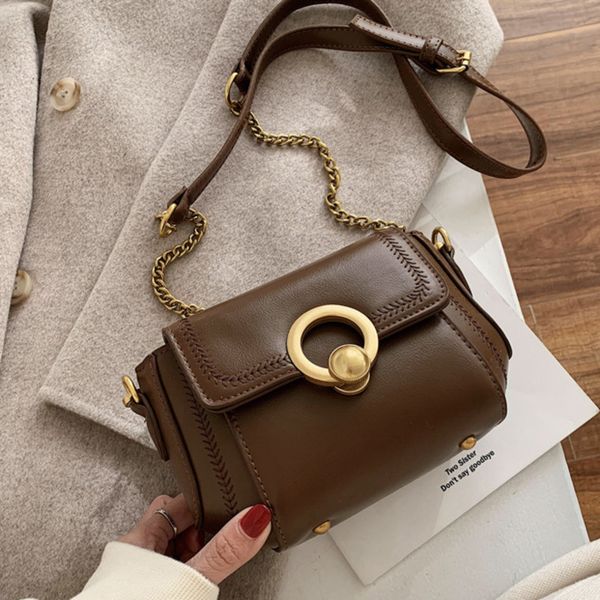 

female chain crossbody bags for women 2020 leather handbags sling sac a main ladies hand shoulder messenger bag