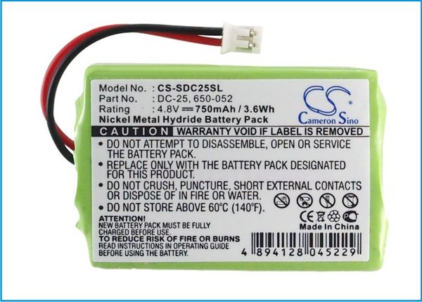 

cameron sino 750mah battery 650-052,dc-25,mh750pf64hc for kinetic mh750pf64hc, for sportdog sr200-i, sr200-im,sr-200ib, sr200-iw
