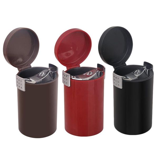 

portable car ashtray large capacity trash can storage durable flame-retardant material removable design washable for all models