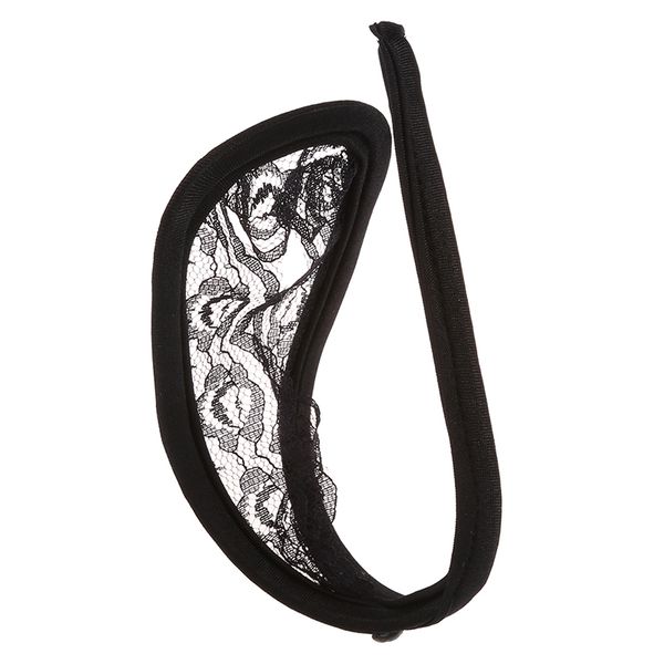 

women c-underpants thong underpants lace - black, Black;pink