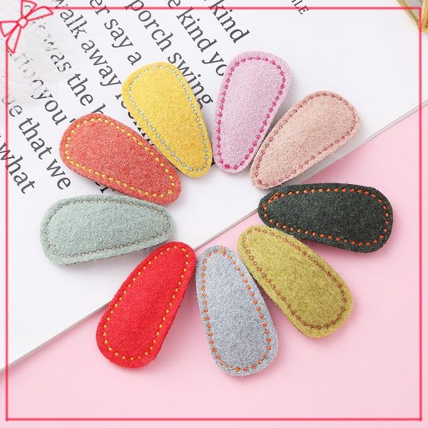 

cute children headwear solid color hairpins set for baby girls fashion hair clips elegant barrettes hair accessories for women, Slivery;white
