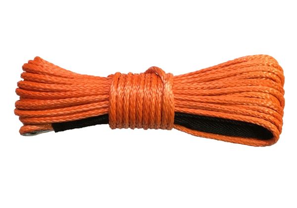 

9mm*30m 12 strand uhmwpe synthetic 4x4 atv utv winch rope with thimble