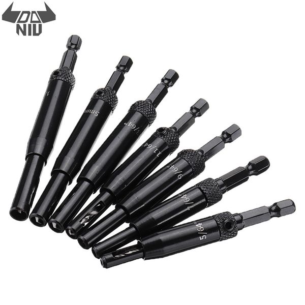 

daniu drill bit aluminium alloy self centering door hinges drill bit hole puncher woodworking reaming tool countersink