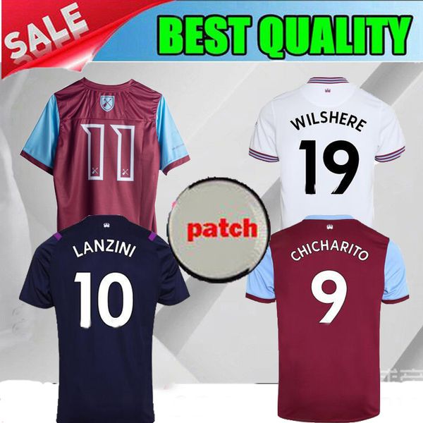 

19 20 west special kit ham soccer jersey 2019 west iron maiden chicharito jerseys anderson arnautovic antonio black men football shirt, Black;yellow