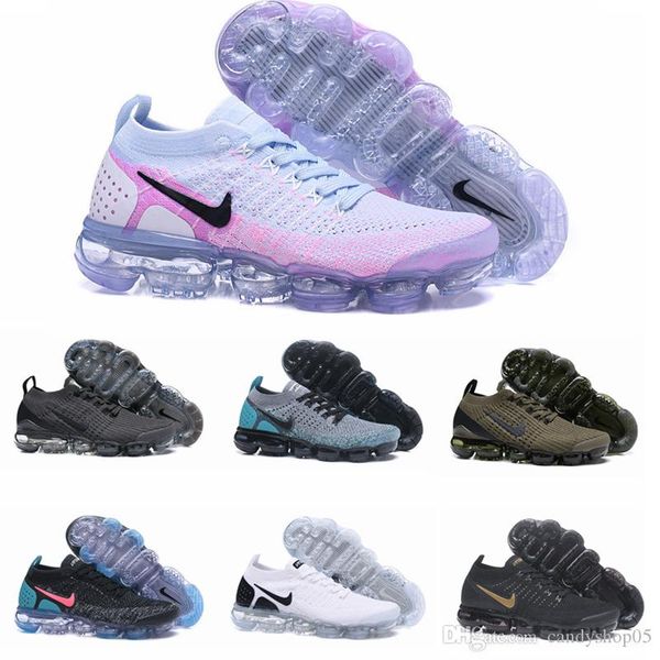 

2020 men running shoes for women sneakers mens white black trainers sports running 2 walking shoes36-46 kob5
