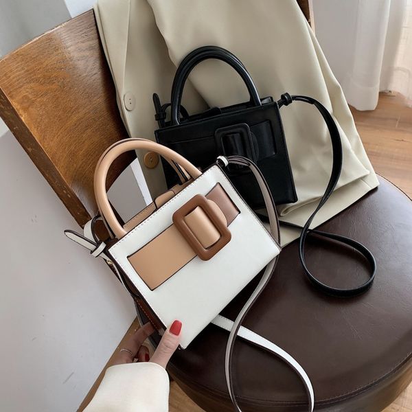 

original design 2020 new fashion contrast portable messenger bag joker shoulder bag