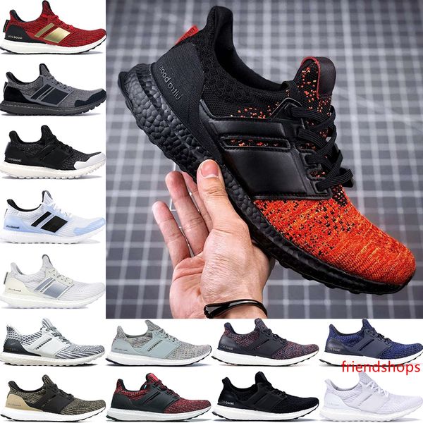 

ultra game of thrones x ultra 3.0 4.0 black white grey multi color oreo navy women running shoes mens designer shoes