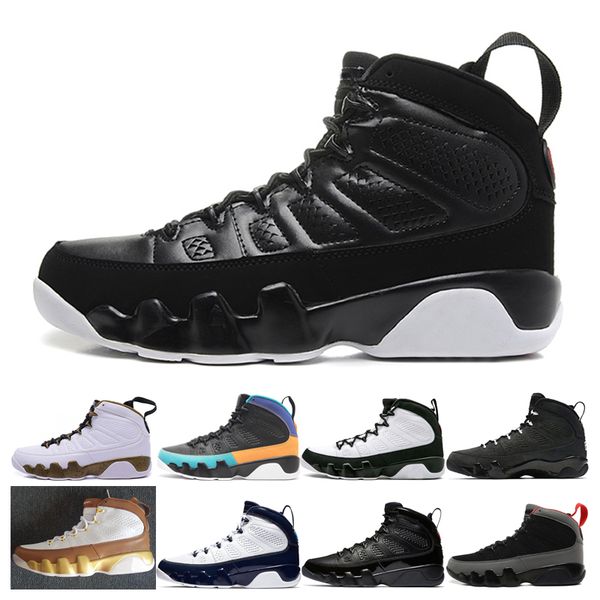 

9 Black White Men Basketball Shoes 9s mens Dream It Do It UNC Mop Melo OG Space Jam Bred The Spirit Anthracite sneakers