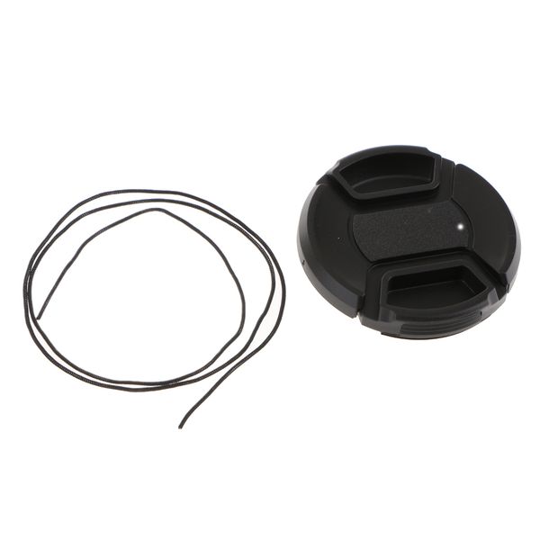 

52mm plastic front lens cap cover for canon nikon dslr dc slr camera dv - black