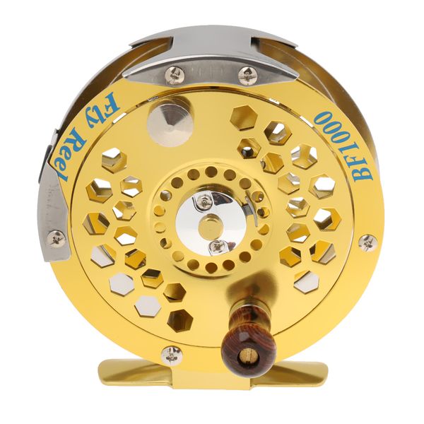 

алюминиевая рыболовная катушка спиннинг 7/8 # fish line wheel снасть gold