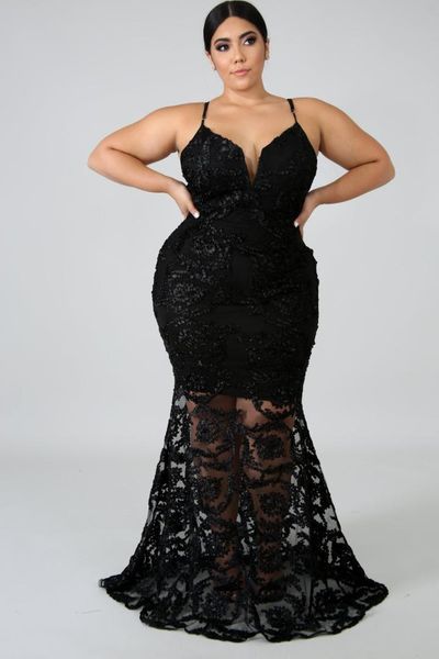 

jrry plus size women maxi dresses spaghetti strap dress jacquard weave mermaid maxi dress hollow out long vestidos, Black;gray