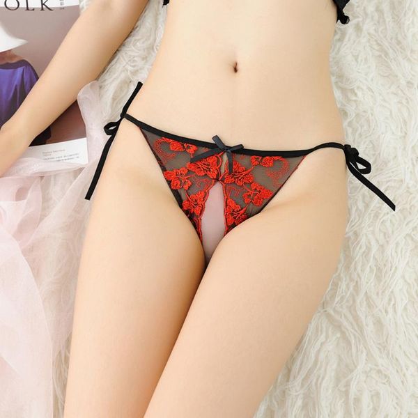 

t-back couple flirting games women's t-pants panties products doll accessories, Black;pink