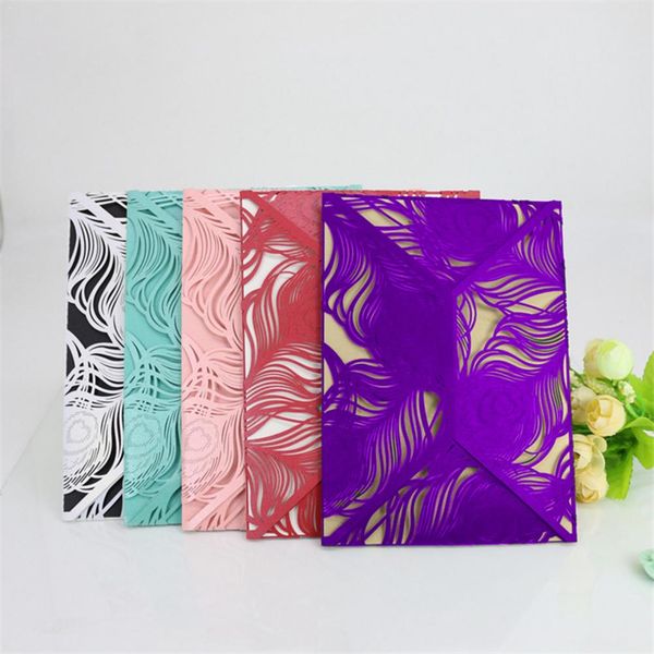 

10pcs new style wedding invitation card wedding decor print envelopes party supplies without inner paper card