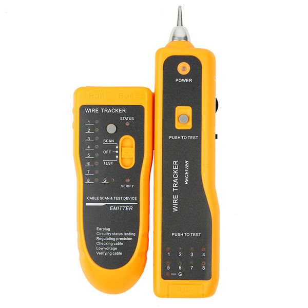 

kebidumei cable tester wire tracker tracer multi function network rj11 rj45 test instrument lan tester detector line finder