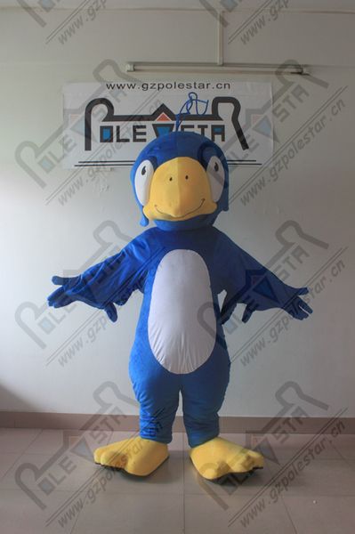 

robin mascot costumes blue bird costumes fly birds walking actor pole star mascot costumes, Red;yellow