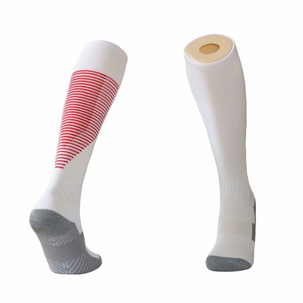 

2020 1 pair cotton long soccer socks non-slip football stockings cycling sports socks quick dry breathablesocks for men and women, Black