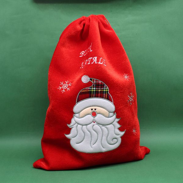 

christmas storage supermarket party portable hanging gold velvet l embroidery home kids decoration gift pouch candy bag