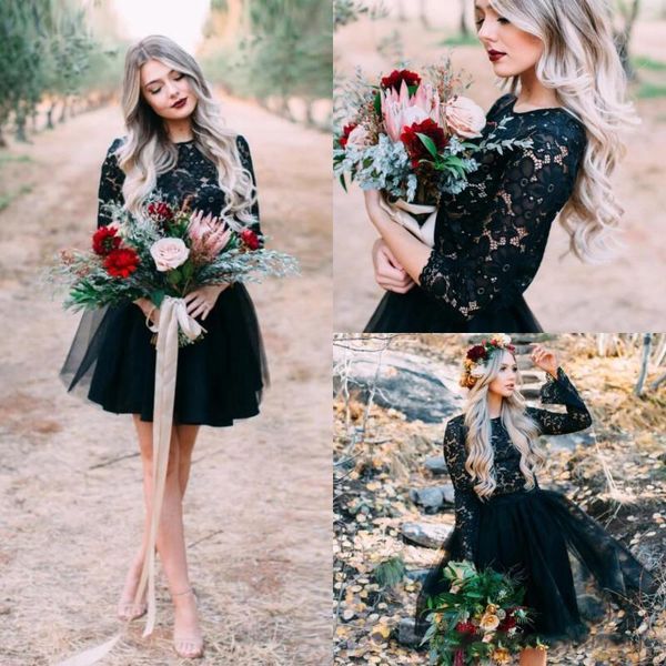 

arabic короткие gorgeous два кусочка черного кружева homecoming платье с длинным рукавом платье тюль мини коктейльные платья партии, Blue;pink