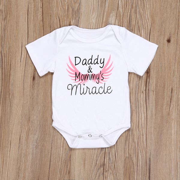 

summer baby rompers 2019 father's day letter printed romper jumpsuit newborn baby clothes costumes a10#3, Blue