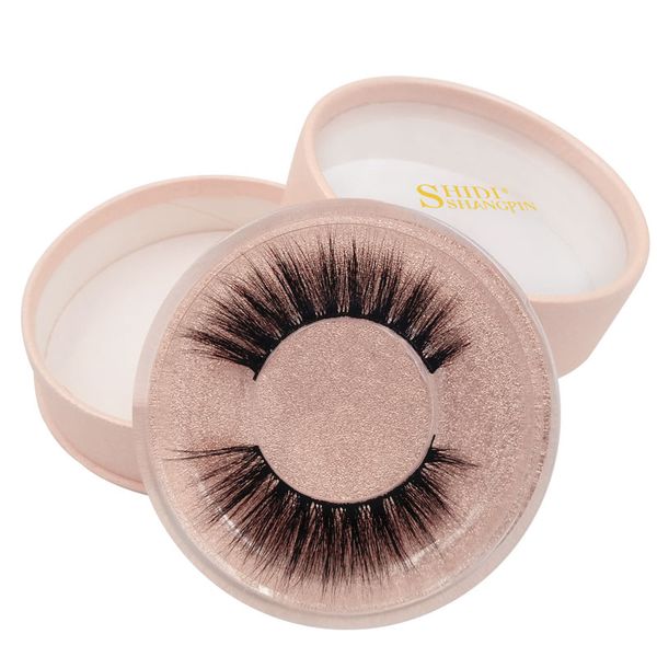 

1 pair mink eyelashes false eyelash 3d mink lashes natural long false eyelashes 1cm-1.5cm 1 box eyelash extension