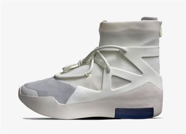 

2019 new authentic air fear of god 1 sail black frosted spruce zoom air ar4237-100 fog men basketball shoes sport sneakers with original box