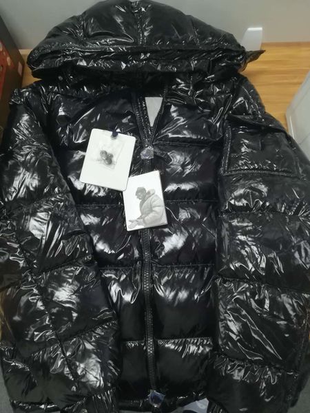 

Men de igner jacket autumn winter thick coat black down coat zipper fa hion brand coat outdoor port jacket a ian ize 19 winter, Black;brown